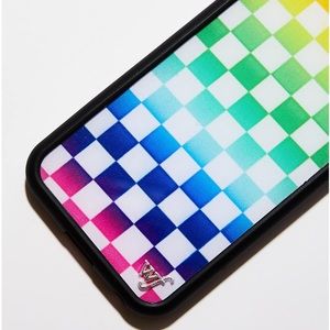Rainbow Checker Phone Case